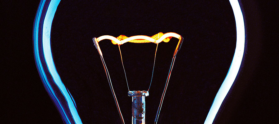 interno di una lampadina